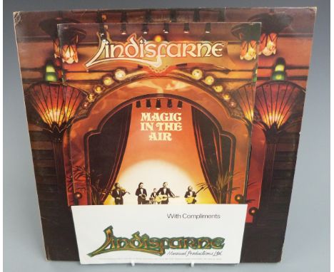 Lindisfarne - Magic in the Air (6641877), fully autographed on front cover with tour programme and compliments slip. Competit