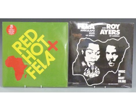 Feta Kuti and Roy Ayers - Music of Many Colours (CELL6125) and Red Hat &amp; Fela (KFR1131 - 1), both still sealed