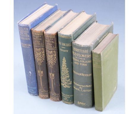 Wild Flowers Month by Month in Their Natural Haunts by Edward Step, 2 volumes 1905 fully illustrated and with mounted colour 