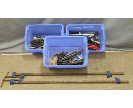 Quantity of tools to include ring spanners, clamps and planes etc