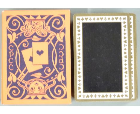 Dick Martin&nbsp;Limited edition (143/600) pack of Fact &amp; Fancy playing cards together with a pack of Tiffany &amp; Co. p