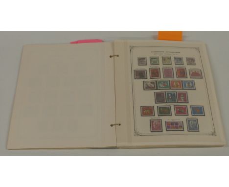 Germany 1955-1988 unmounted mint collection of stamps on Yvert &amp; Tellier album pages with mini sheets