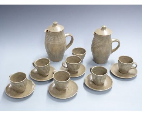 Jeremy Leach or Lowerdown Studio Pottery part coffee set
