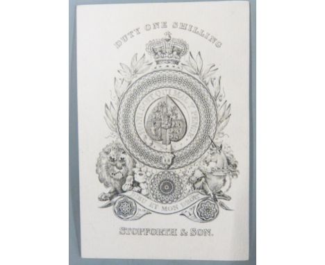 Charles Hodges Astronomical Playing Cards by Stopforth &amp; Sons, circa 1828, with frizzle duty ace, the indices each depict