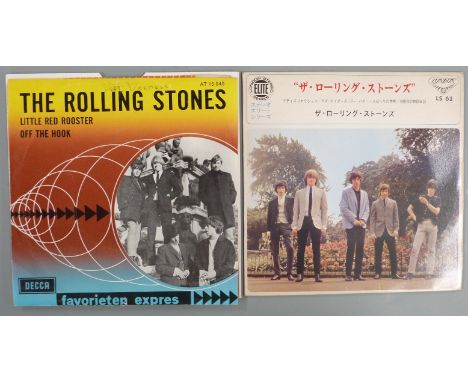 The Rolling Stones - Satisfaction (LS62) Japan issue, record, cover and inner appear Ex, also Little Red Rooster (AT15040) Bl