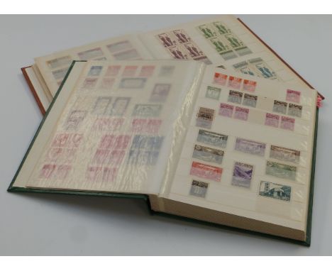 Two stockbooks of u/m and m/m French Colonies stamps including blocks&nbsp;