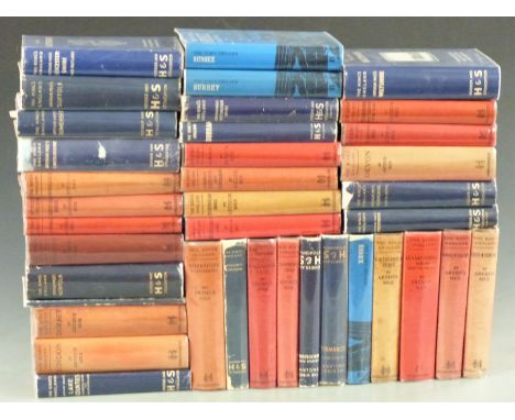 Arthur Mee’s County Guides comprising 38 volumes including Cornwall 1939, Lancashire 1936, Shropshire 1939, Dorset 1939, Linc