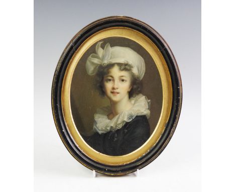 European school (19th century), Oil on board, Quarter length portrait of a young girl, Unsigned, inscribed 'by Pani' verso, 2