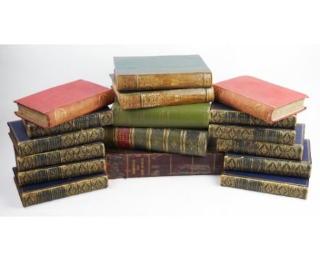 A selection of natural history books, to include; MILNER (T), THE GALLERY OF NATURE, 1/2 leather with green boards, London, W
