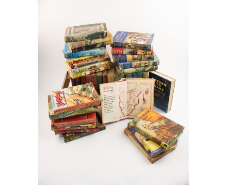 JOHNS (Captain W.E.) A collection of fourteen first edition 'Biggles' books in un-clipped dust jackets, comprising, BIGGLES W