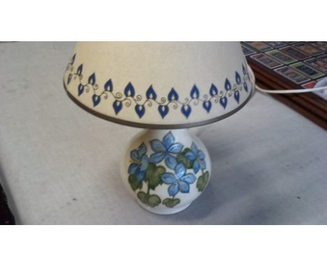 Moorcroft Table Lamp-With shade, nice condition