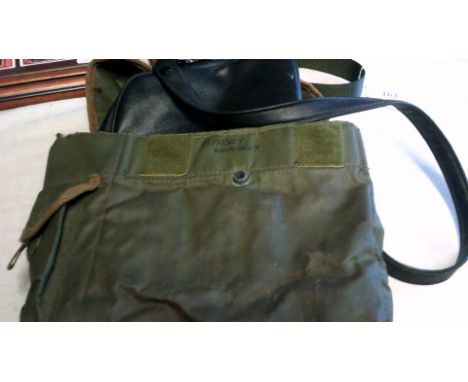 British Army Military pouch and handbag, named to Bassey WO803609