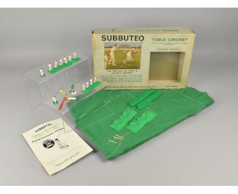 A Vintage Subbuteo Table Cricket Game, Display Edition