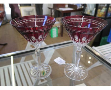 Waterford Clarendon Ruby Red Small Wine Glass