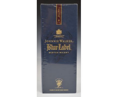 Johnnie Walker Blue Label Scotch Whisky, 750ml, 43%vol, in original presentation box, sealed in cellophane