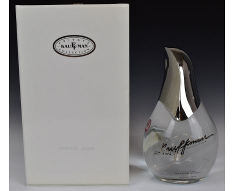 Kauffman Private&nbsp;Collection luxury Russian vodka, in fold out presentation case with gift bag, 1ltr, 40%vol