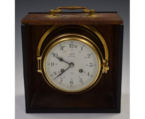 Schatz midi Mariner chronometer, 10cm dial, in travel case
