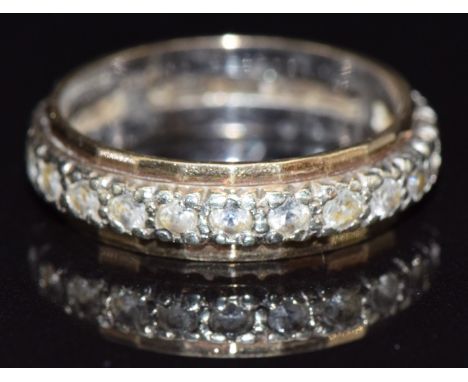 A 9ct gold eternity ring, size L, 2.9g