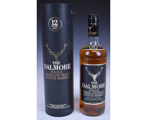 The Dalmore Single Highland Malt 12 year old Scotch Whisky, in presentation tube, 75cl, 40%vol