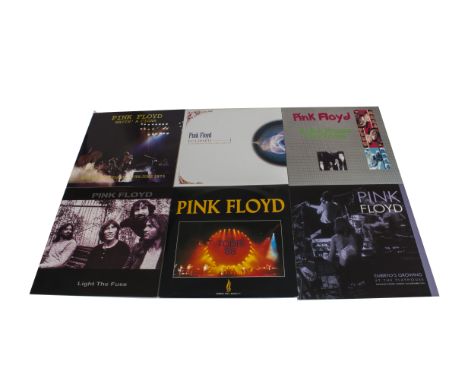 Pink Floyd LPs, six albums comprising Dolls House Darkness, Tour 88 (Triple), Light The Fuse, Eclipsed 1, Havin A Cigar and E
