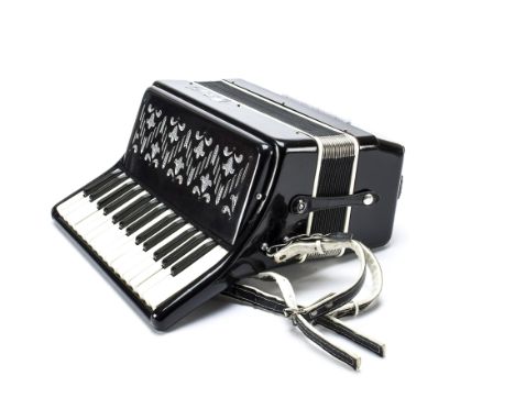 Accordion, piano accordion Stella 48, good condition, cased