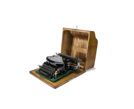 An Adler typewriter,  Model 7, by Adlerwerke vorm Heinrick Kleyer A.G, in excellent condition, in case