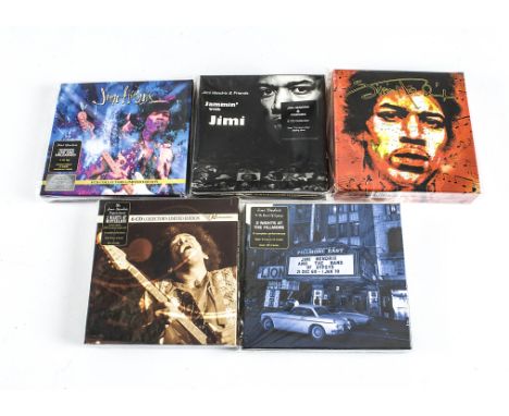 Jimi Hendrix Box Sets, five Box Sets comprising Astro Man, 3 Nights at Winterland, Live and Unleashed, 2 Nights at the Fillmo