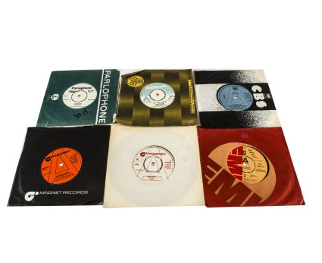 Demos / Promos, approximately forty-five Demo and Promo 7" singles with artists including Adam Faith, White Plains, Anita War