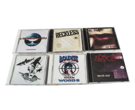 Rock &amp; Metal CDs / Retrospect Label, twenty-eight CDs on the Retrospect label with artists including Sharx, The Blitz, Ma
