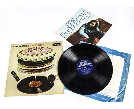 Rolling Stones LP, Let It Bleed - Decca SKL 5025 UK stereo album (boxed logo), Laminated, stickered sleeve, Poster and Inner,