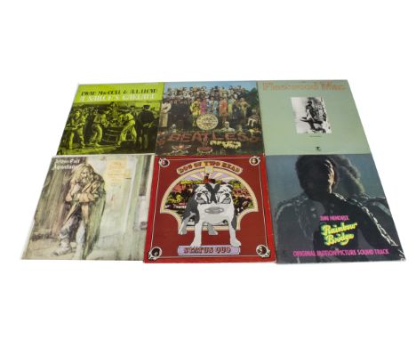 LP Records, approximately seventy-five albums of various genres with artists including Jimi Hendrix, The Beatles, Jethro Tull