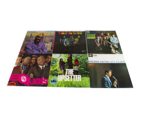 Sixties LPs, approximately fifty-five albums of mainly Sixties Artists, including The Hollies, The Equals, Jimi Hendrix, The 