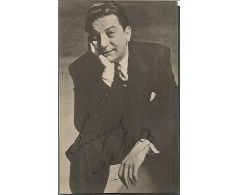 Sid Field Comedy Entertainer Signed Vintage Photo. Good condition. All signed items come with our certificate of authenticity
