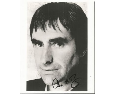 Chris de Burgh signed 10 x 8 inch b/w photo. British-Irish singer-songwriter and instrumentalist. He is an art rock performer