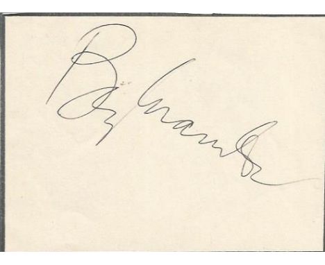 Barry Manilow signed vintage autograph album page. Good condition. All signed items come with our certificate of authenticity