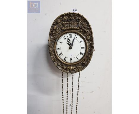 VINTAGE GERMAN WAG ON THE WALL CLOCK