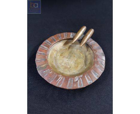 WW1 TRENCH ART ASHTRAY 