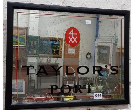 VINTAGE TAYLORS PORT PUB MIRROR