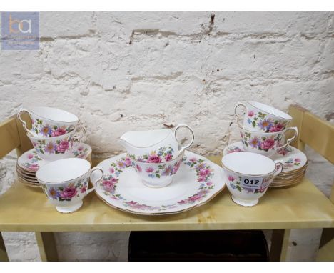 VINTAGE QUEEN ANNE "SERENADE" TEA SET 