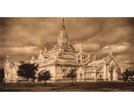 * Herbert George Ponting [1870-1935] -
Amanda Temple at the deserted city of Pogan on the Irrawaddi, Burma
carbon print:-
 24