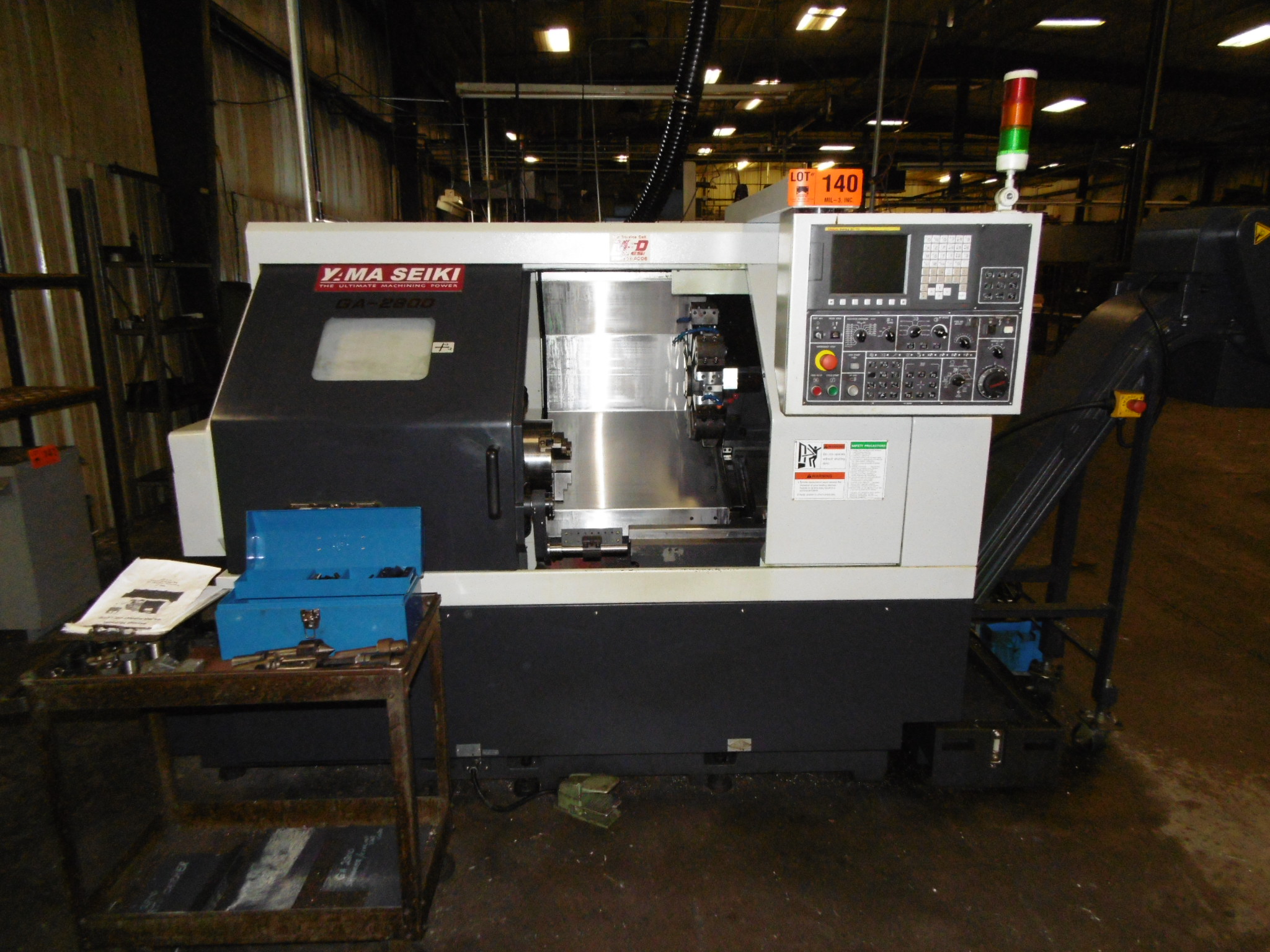 YAMA SEIKI (2012) GA-2800 CNC TURNING CENTER WITH FANUC 0I-TD CNC ...