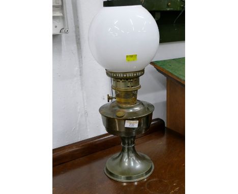 Aladdin oil lamp No 23 with glass shade