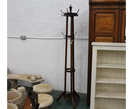 Vintage oak hat stand
