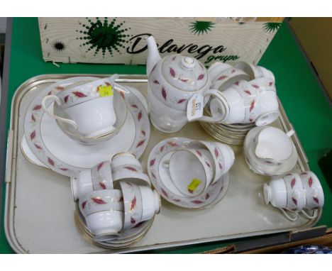 Shelley 36 piece part tea and coffee set 