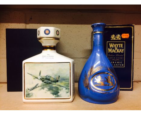 WHYTE & MACKAY THE CORONATION DECANTER
Blended Scotch Whisky. 
70cl, 40% volume, in Wade ceramic decanter and carton. 
BATTLE