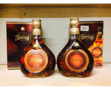 JOHNNIE WALKER SWING (2)
Blended Scotch Whisky. 
75cl, 43% volume, in carton. 
2 bottles. CONDITION REPORT: Both very good. 