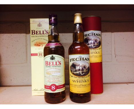 THE FECHAN 8 YEARS OLD
Blended Scotch Whisky. 
Produced by The Ecclefechan Whisky Company. 70cl, 40% volume, in tube. 
BELL'S