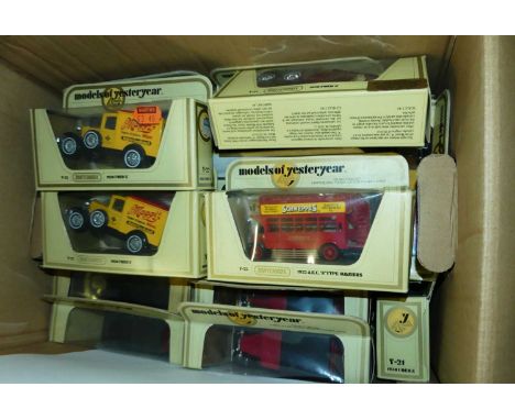 85+ Matchbox Models of Yesteryear diecasts, all housed in original red and cream ground boxes, to include a 1936 Leyland Cub 