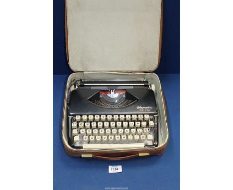 An Olympia 'Splendid 66' cased Typewriter.