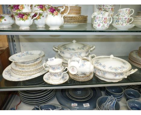 A quantity of Royal Kent 'Trentside' dinner and tea ware to include; five cups, six saucers, six tea plates, six dinner plate